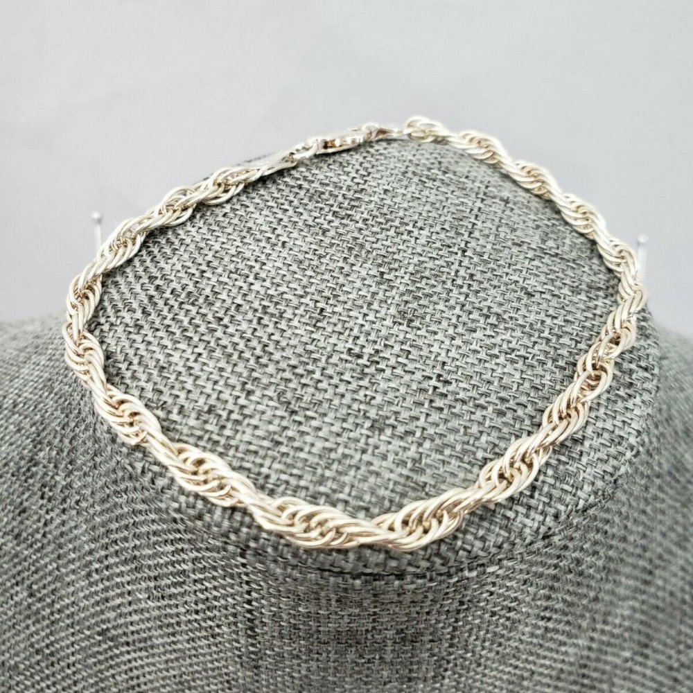 MILOR Italy 925 Sterling Silver Chain Bracelet